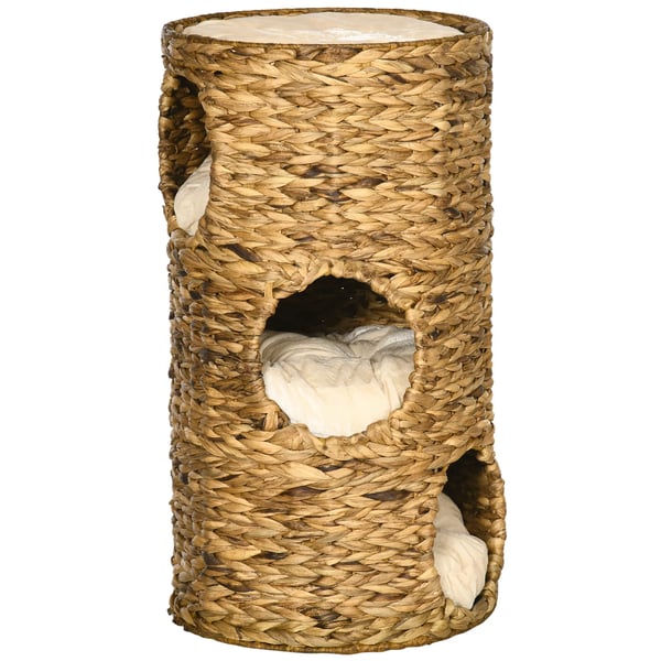 PawHut Kattehynde i Vandhyacint - Brun, 73cm T\