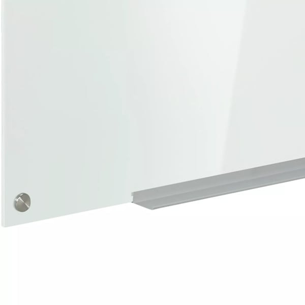 Vinsetto Hvid Glastavle Magnetisk 90x60cm - Glas, Aluminium, Galvaniseret Stål