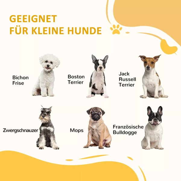 PawHut Hundetrappe 3 Trin - Kæledyrstrappe til Hunde og Katte, Eg/Sort, Spånplade, Polyester, Skridsikker, op til 10 kg