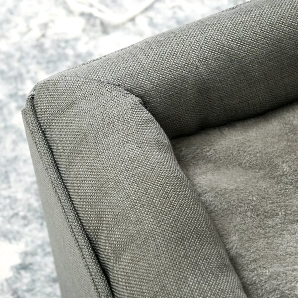 PawHut Grøn Kattely med Pude, Polyester, 36,5x36,5x33cm