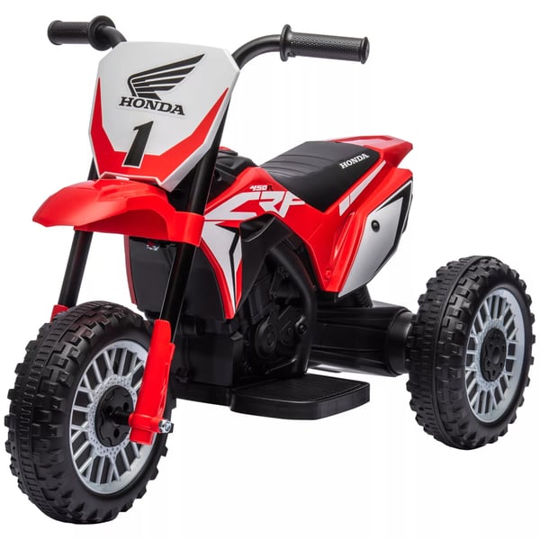 HOMCOM Honda CRF450RL sähkömoottoripyörä lapsille, 6V, punainen
