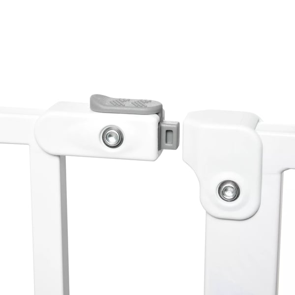 PawHut Hunde Dørsikringsgitter Hvid Stål/ABS 75-115 cm