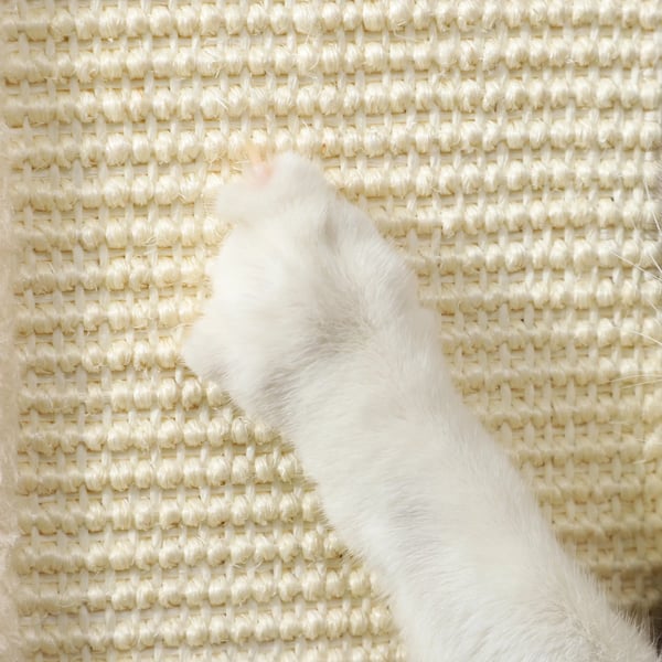 PawHut 3-in-1 kissan raapimispuu tammenvärinen MDF 67cm sisalilla ja leikkipalloilla
