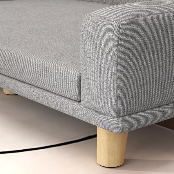 PawHut Hundesofa Kæledyrsseng med Pude, Grå Polyester Luksus Hundesofa, 98 x 67 x 25 cm