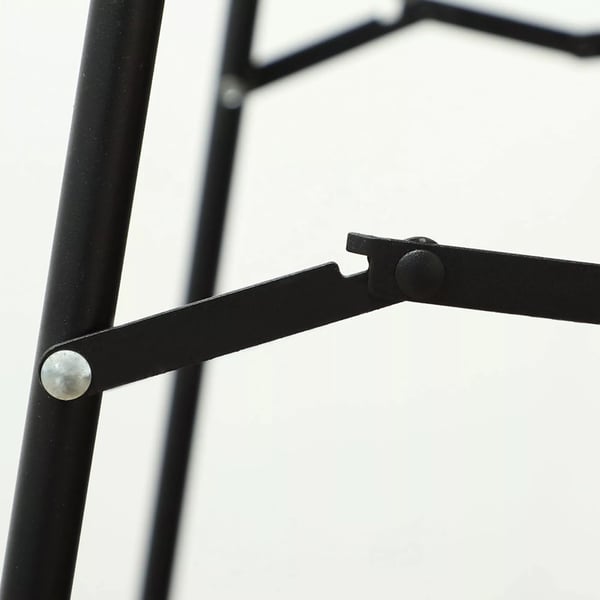 HOMCOM Helkropsspejl, 150x50cm Sort Vægspejl med Stativ, Splintfrit Glas, Bue-design