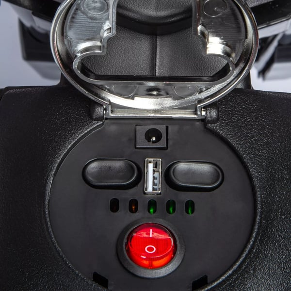 AIYAPLAY Elektrisk Børnemotorcykel 12V - Gul Plastik, Musik & Støttehjul, 6 km/t, 3-8 år