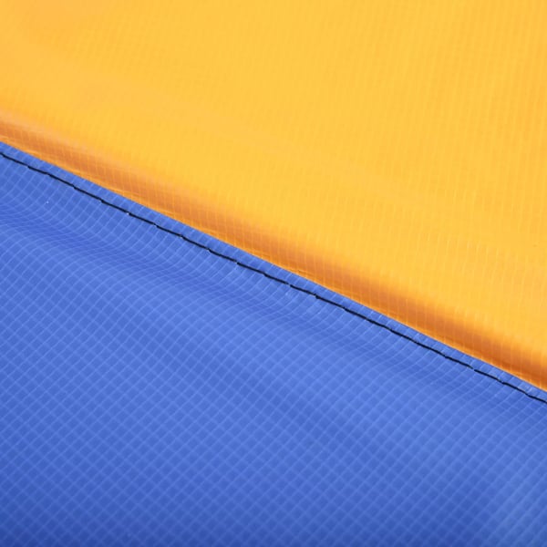 HOMCOM trampolins tilbehørssæt til kantpolstring og sikkerhedsnet, Ø 366 cm, PVC/PE, rød/gul/blå