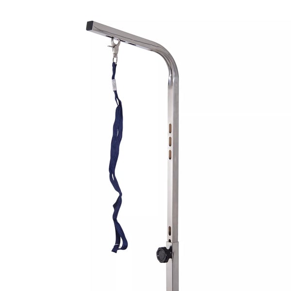 PawHut Trimmebord Hund Hundesalon Hjdejusterbar Sort Gummi, Stl