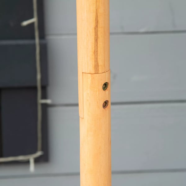 PawHut fuglehus fuglevilla foderhus med stativ og zinktag 113x40x40 cm