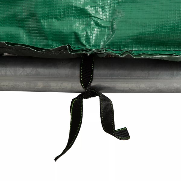 kantbeskyttelse trampolintilbehør, Ø 244 cm, vejrbestandig, PVC PE, grøn
