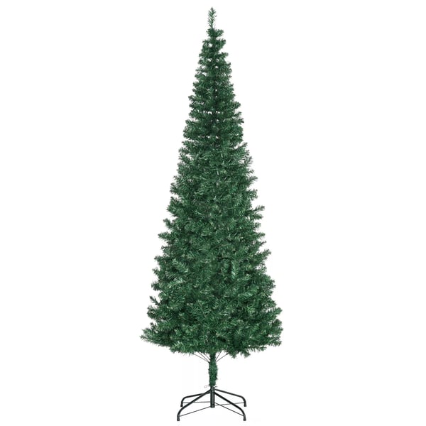 Julgransbelysning 2,1 m Julgran med stativ Konstgran 631 grenar demonterbar PVC Grön Ø81 x 210 cm