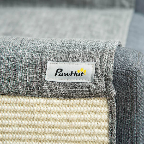 PawHut Kl8smattor 2-pack soffskydd f8r katter, Sisal, Gr8 130x45x0,3cm