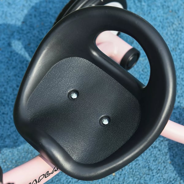 AIYAPLAY Lyserød Trehjulede Børnecykel - Metal/EVA/Plast/Polyethylen - Justerbart Sæde, Kurv & Klokke - 2-5 År