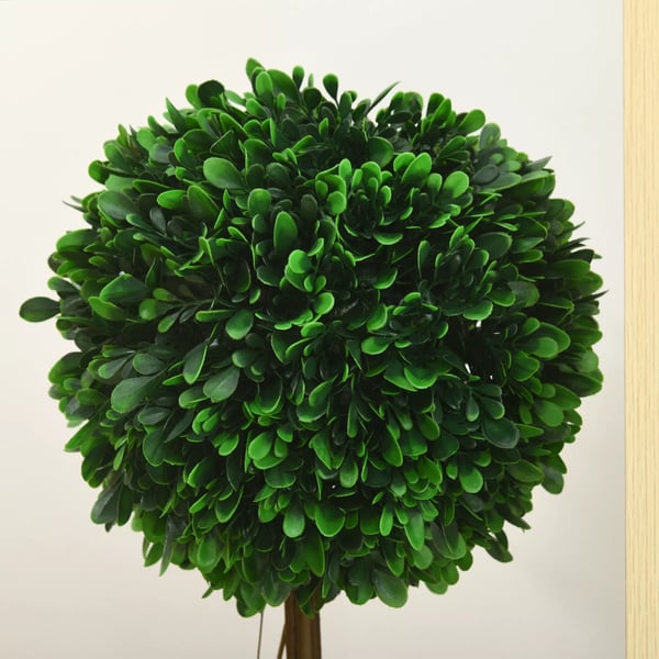 HOMCOM kunstige buksbommer 2 stk., UV-bestandige kunstige planter, 60 cm, grøn