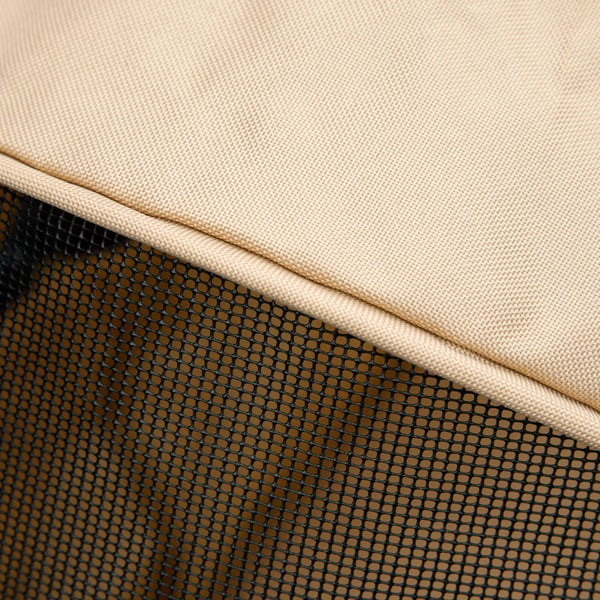PawHut Foldbar Hundeklapvogn - Stål & Oxford Stof - Khaki - 67x45x96 cm
