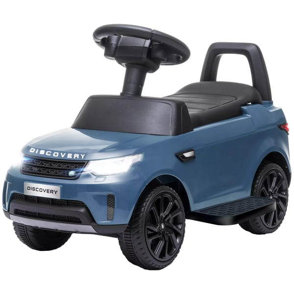 AIYAPLAY Land Rover Kinder Elbil 2 i 1 6V med Glidefunktion, Musik, Horn, Letblå Plast