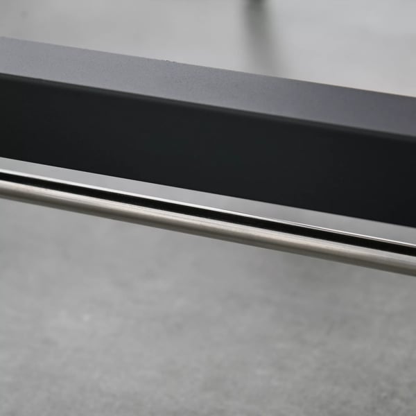 HOMCOM Udtræksbord til Køkken/Spisestue, Klapbord i Brun Trælook og Metal m. Hjul, 118x70x76,5 cm