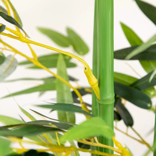 HOMCOM Kunstig Bambus Plante, 180 cm, Grøn Polyester, Dekoration til Hjem og Kontor
