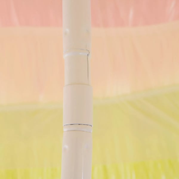 Outsunny Hawaii Parasol til Stranden og Haven, Ø160 cm, Farverig, Metalramme