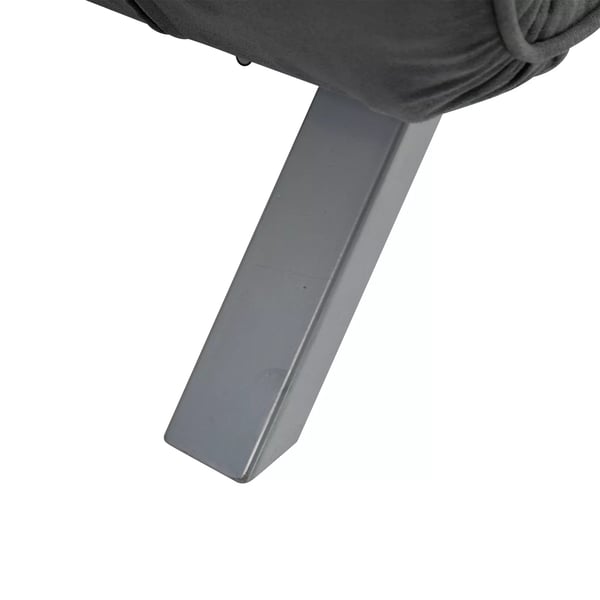 HOMCOM 2-istuttava vuodesohva, 3-in-1 toiminto, mokkanahkajäljitelmää, harmaa (Polyesteri)
