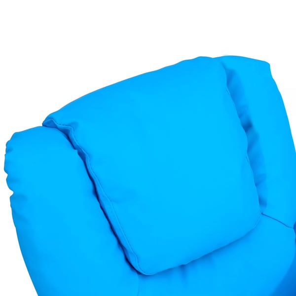 HOMCOM Børnesofa med liggende funktion, blå, 3-6 år - komfortable og sikre møbler til ethvert børneværelse