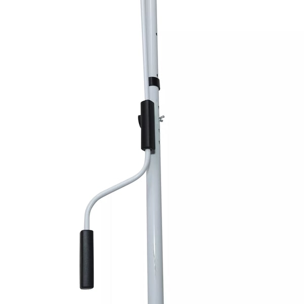Outsunny Markise, Klemmmarkise, højdejusterbar, 200x150cm, Grå, Aluminium, Stahl, Polyester
