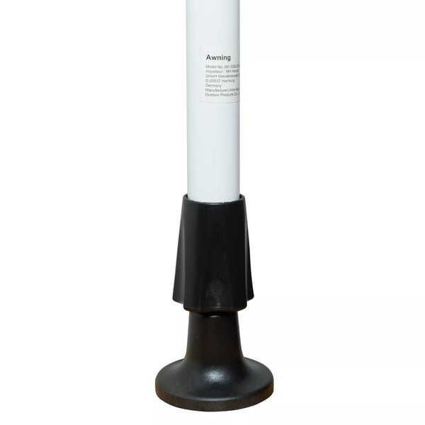 Outsunny Klemmbeslag Markise 200x150 cm Blå/Hvid - Højdejusterbar 1.7-2.8 m - Aluminium/Stål/Polyester