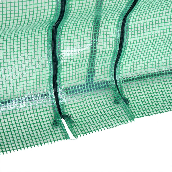 växthus, tomatväxthus, drivbänk, grönt, 270x90x90cm, för trädgård & balkong