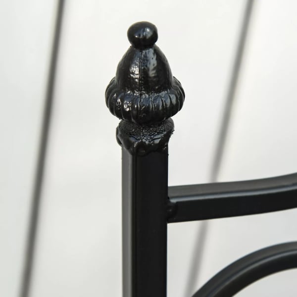 Outsunny havesiddegruppe til 2 personer altanmøbelsæt mosaikbord+foldbare stole metal keramiske fliser flerfarvet