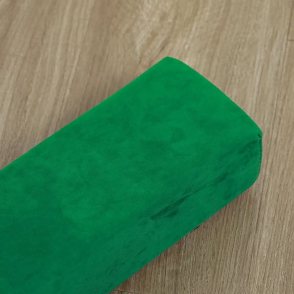 HOMCOM Foldbar Træningsbalk - 210 cm - Grøn Polyester - Balancebom til Gymnastik & Dans - Max 120 kg