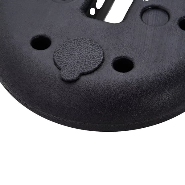 4 kpl telttapainoja, HDPE, musta, täytettävä, Ø25x6cm