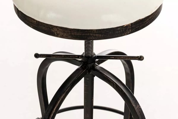 Radong Barstol, Bronze Metal med Polyurethan Sæde, Højdejusterbar, Industrielt Look