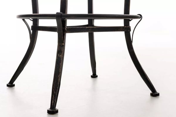 Radong Barstol, Bronze Metal med Polyurethan Sæde, Højdejusterbar, Industrielt Look