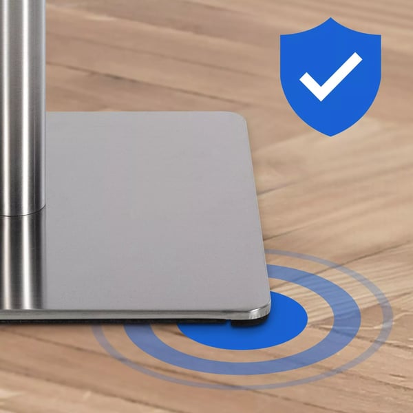 Baarituoli Damaso, valkoinen kangas, metallirunko, kSantiago