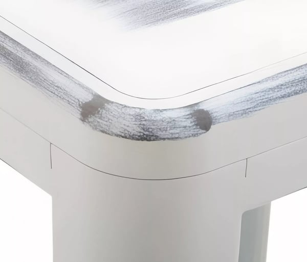 Joshua Antik Hvid Metal Barstol, Stabelbar, Moderne Design, 76 cm Sædehøjde
