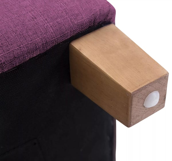 Faarao Istuinrahim, violetti kangasverhoilu, puujalat