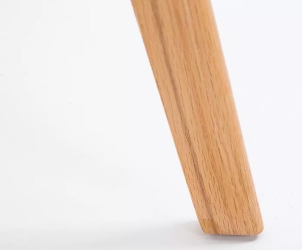 Set med 2 Metz Barstolar - Grön Plast sits, Ek Trästomme, Vadderad sits & rygg, 76cm Sitthöjd