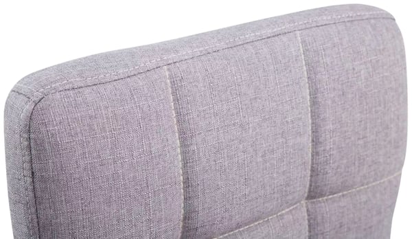 4 kpl harmaa kangas Palma Lounger baarijakkara, kromin värinen metallirunko