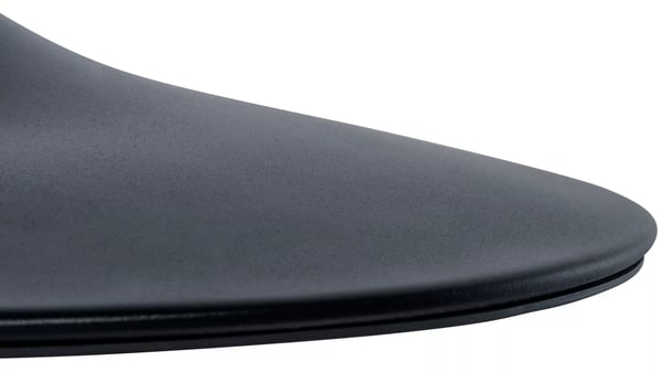 Pyöreä Metallinen Baarituolin Jalkalevy, Musta, 38,5 cm Halkaisija