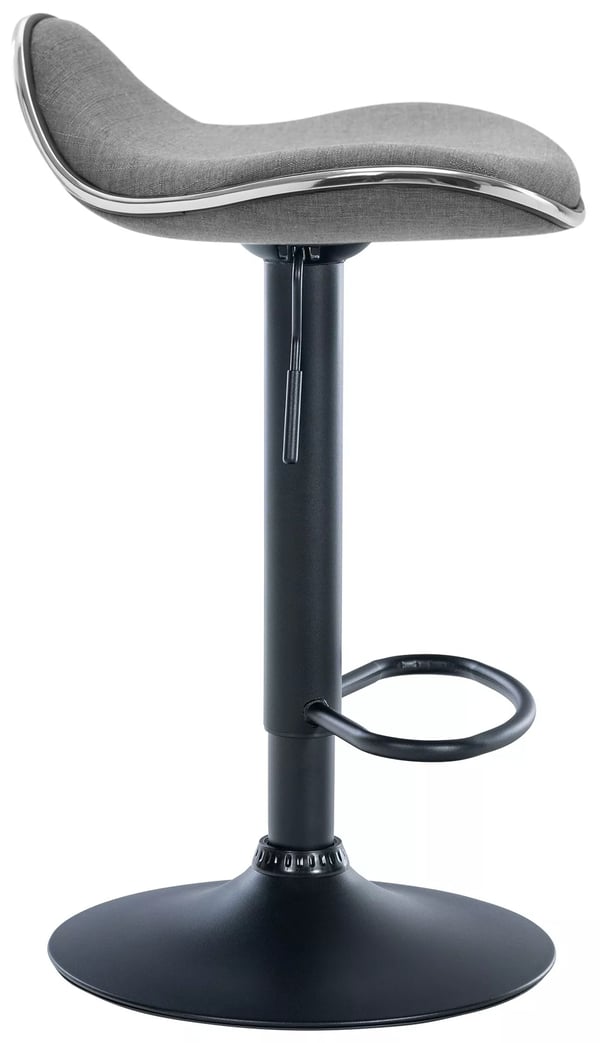 Baarijakkara Korkea Harmaa Kangas, Kromirunko K150cm