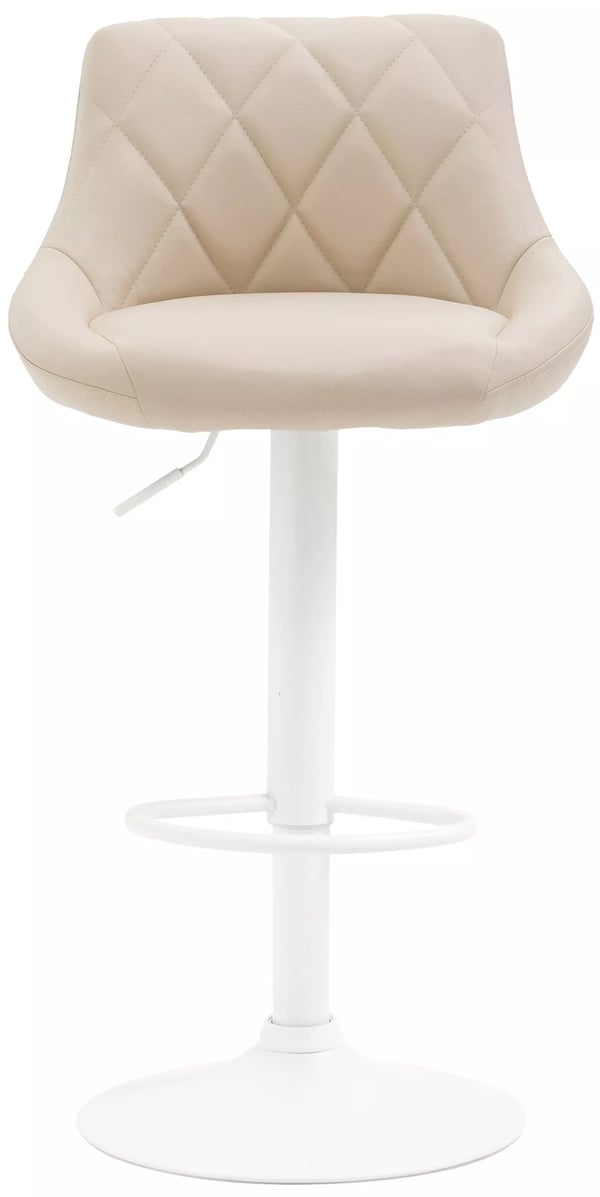 Baarijakkara Värillä Cream, Keinonahkaa, Metallirunkoinen