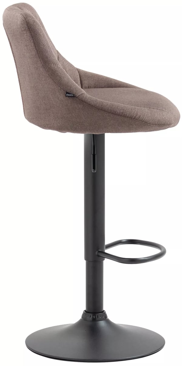 Baarijakkara, kangasverhoilu (taupe), metallirunko