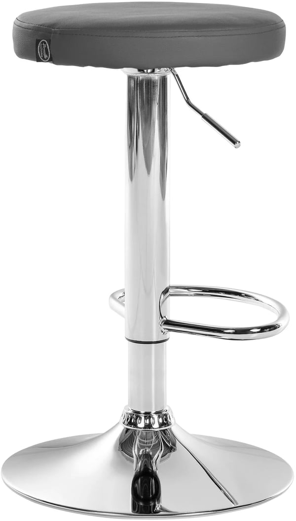 Baarijakkara Ponte, harmaa keinonahka, metallirunko