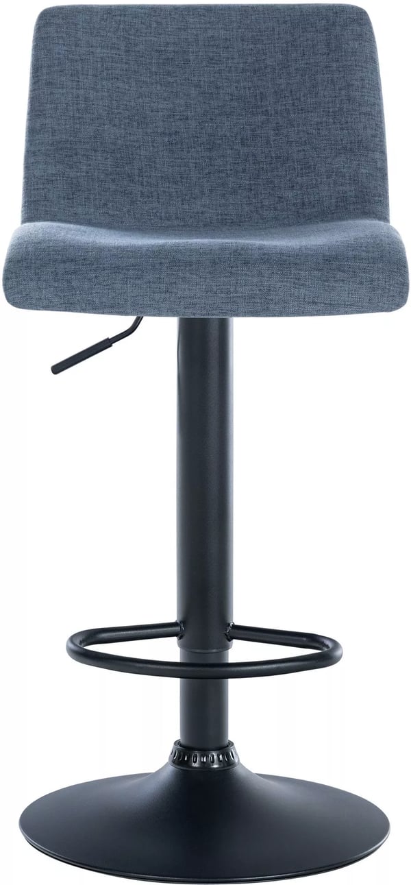 STOLLE BARBLU SÄÄDETTÄVÄ KANKAALLA, MATTAMUSTA METALLIRUNGON KORKEUS 84-104CM LEVEYS 39CM DEPTH 36CM