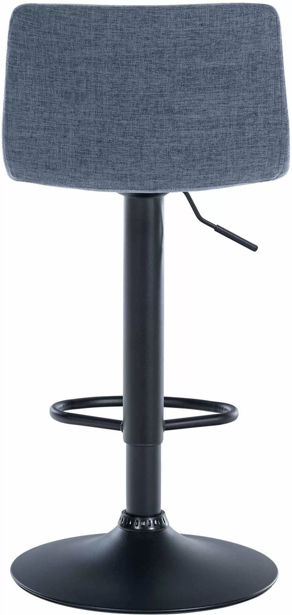 STOLLE BARBLU SÄÄDETTÄVÄ KANKAALLA, MATTAMUSTA METALLIRUNGON KORKEUS 84-104CM LEVEYS 39CM DEPTH 36CM