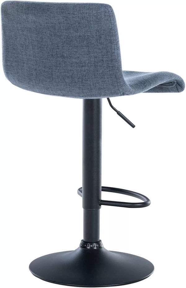STOLLE BARBLU SÄÄDETTÄVÄ KANKAALLA, MATTAMUSTA METALLIRUNGON KORKEUS 84-104CM LEVEYS 39CM DEPTH 36CM