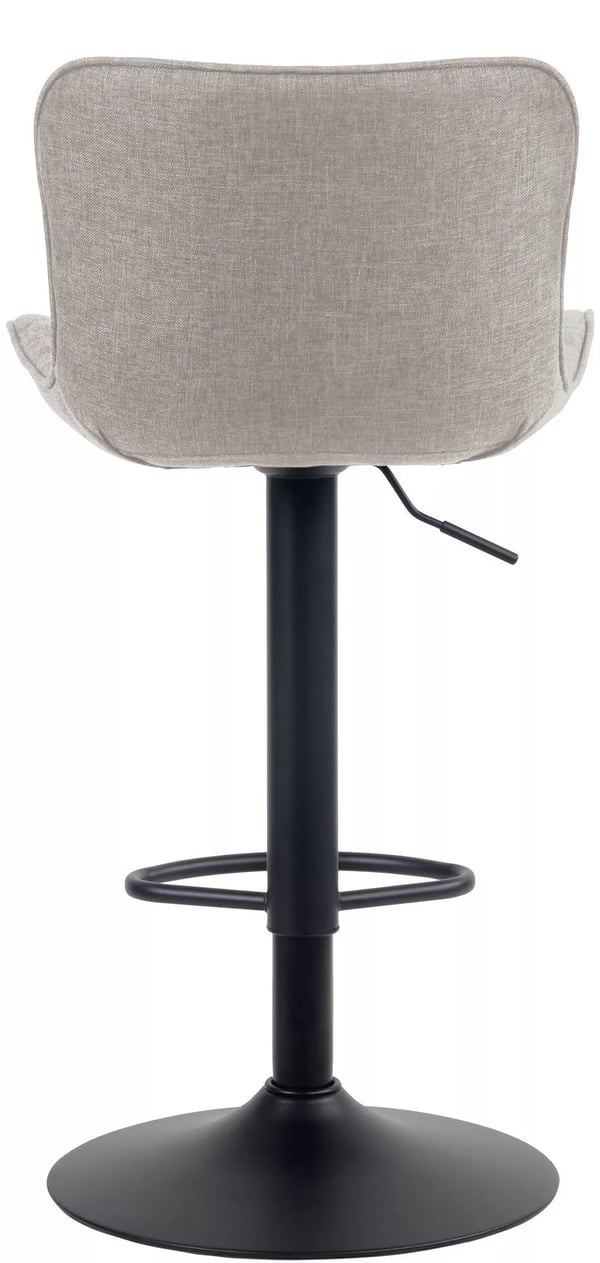 Emma Baarituoli, taupe, metallijalusta, 2 kpl