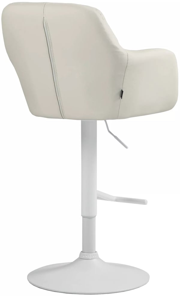 CLP Natoma Barstol - Kunstlæder - Creme