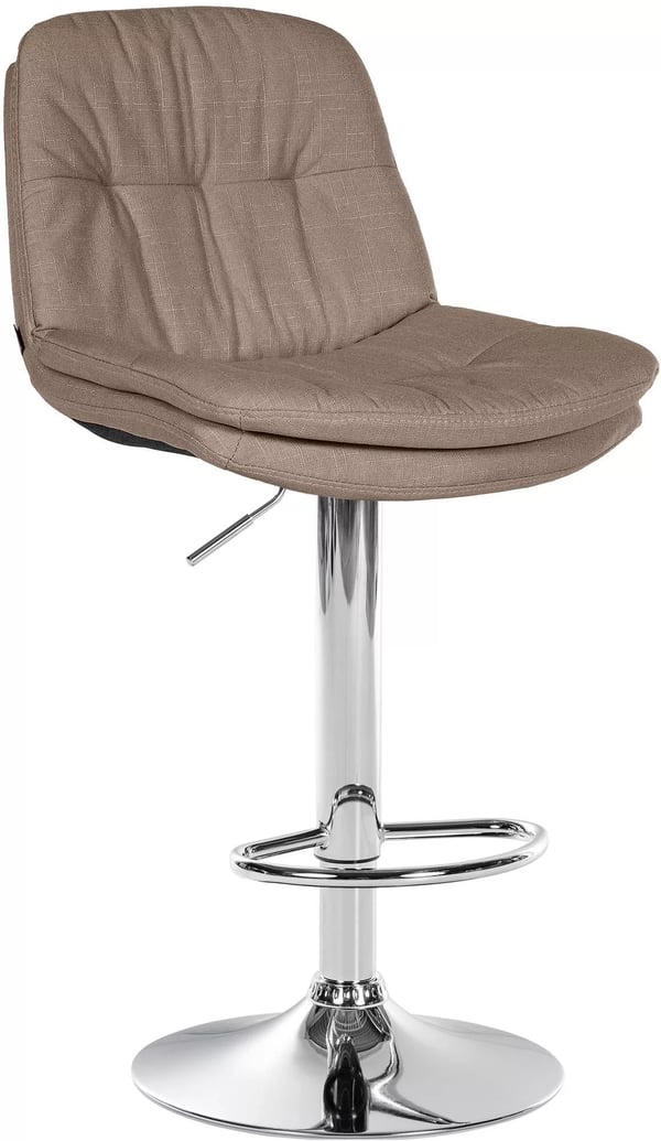 Laurel Barstol i tyg, metallram, höjdjusterbar, svängbar, 360°