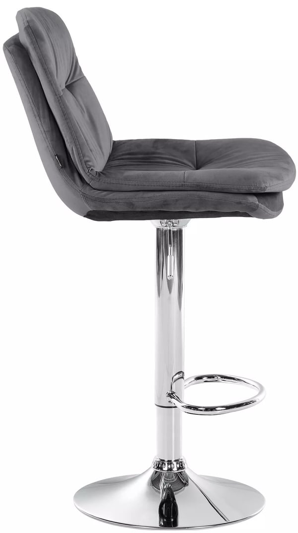 Barstol Laurel Sammet Krom